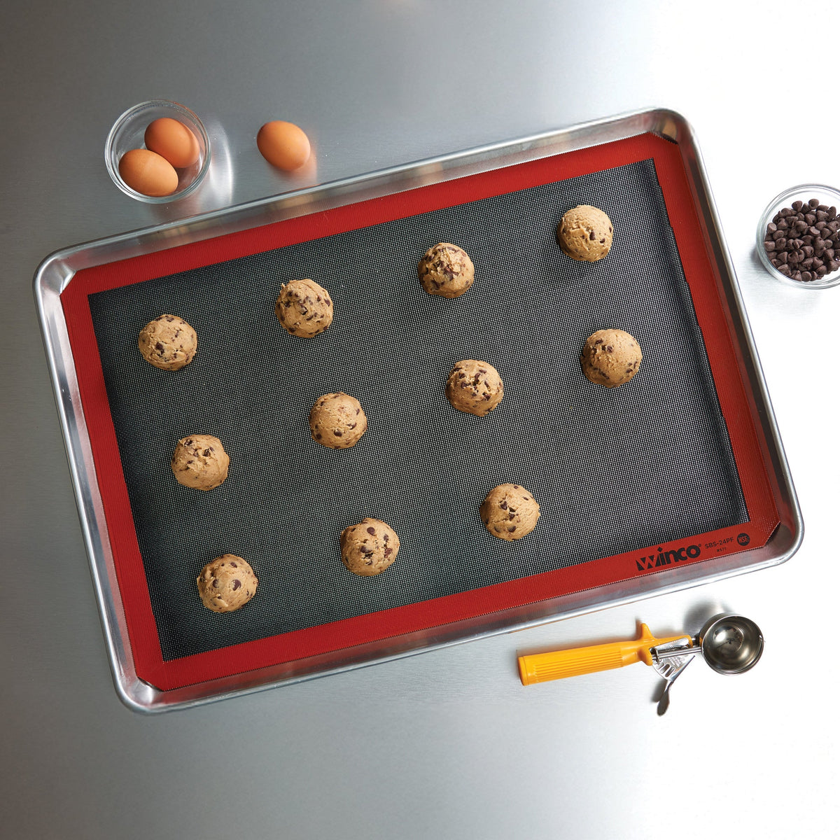 SBS-24PF - Silicone Baking Mat, Perforated - Full