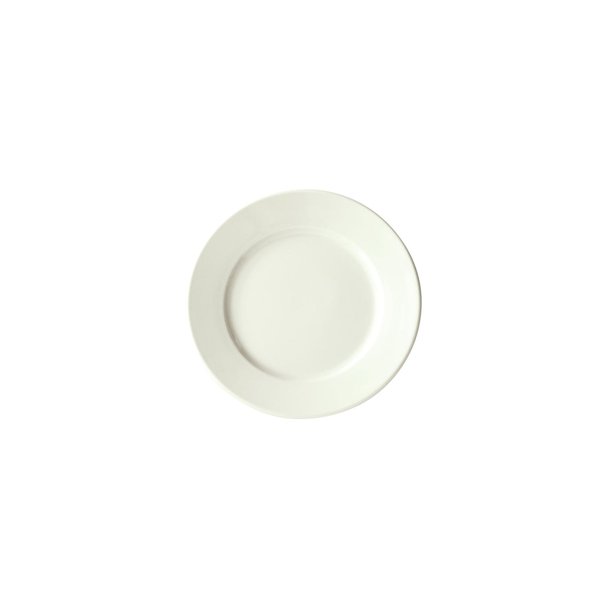 BPR-55RE-AW - Porcelain Rolled Edge Plate, Porcelain - American White (36 Pieces/Case)