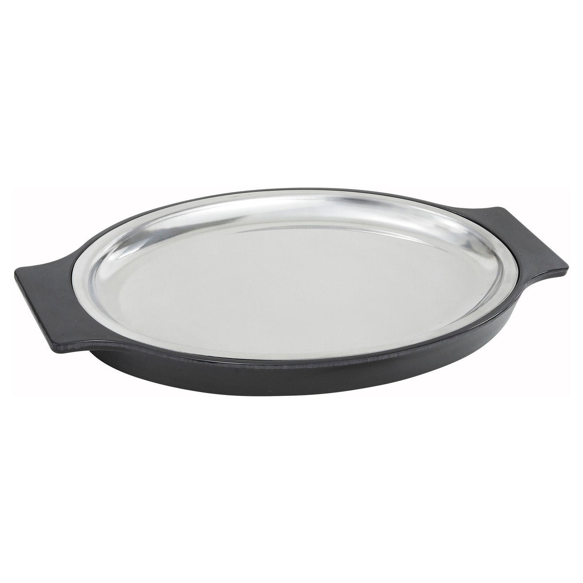 SIZ-11ST -  11" Oval Sizzling Platter & Underliner Set