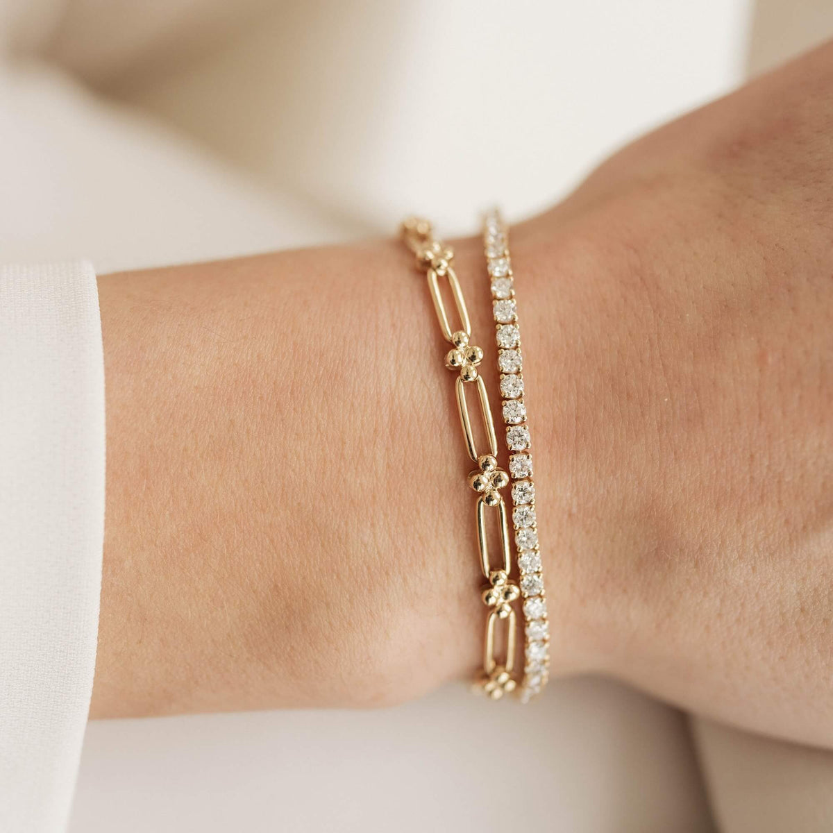 Poppy Rae Pebble Link Bracelet