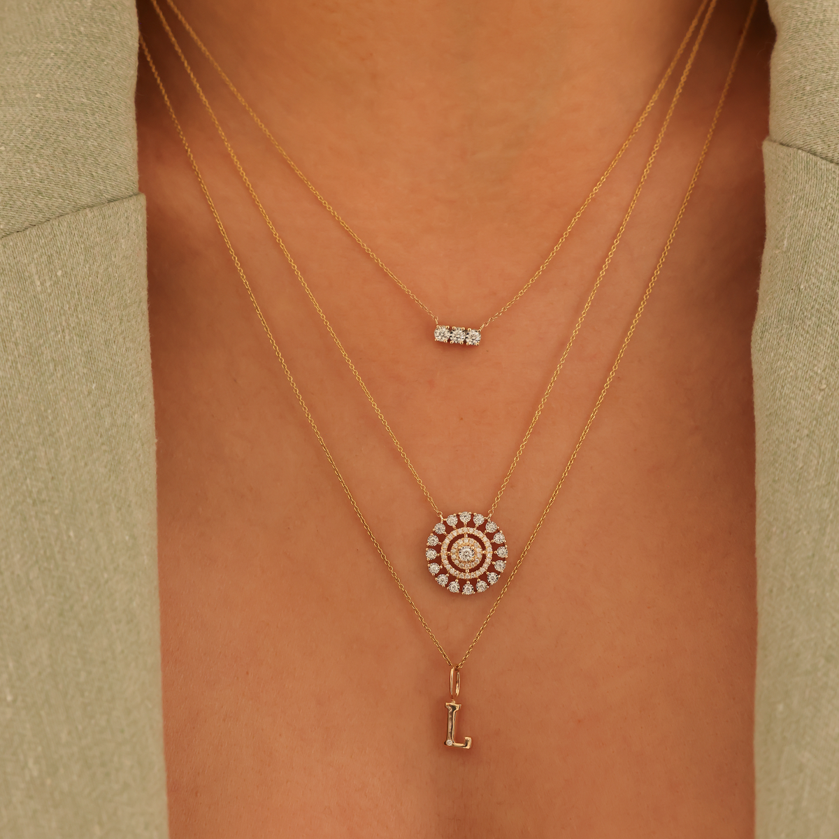 Ava Bea Bar Necklace