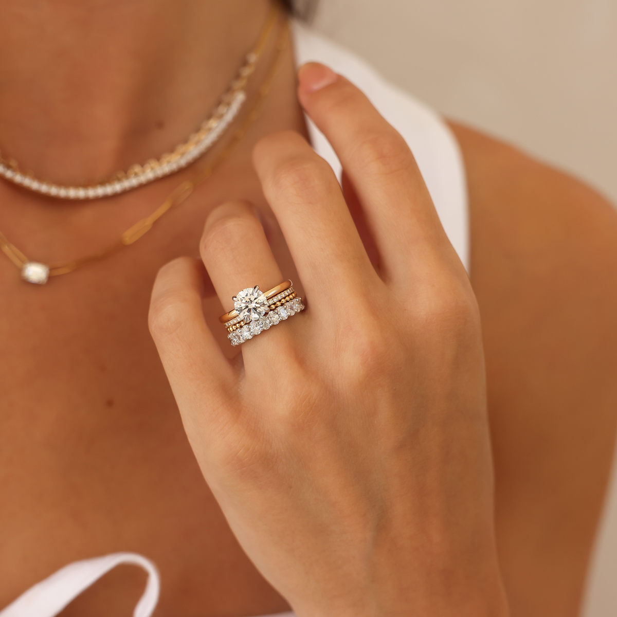 Poppy Rae Diamond Pebble Ring