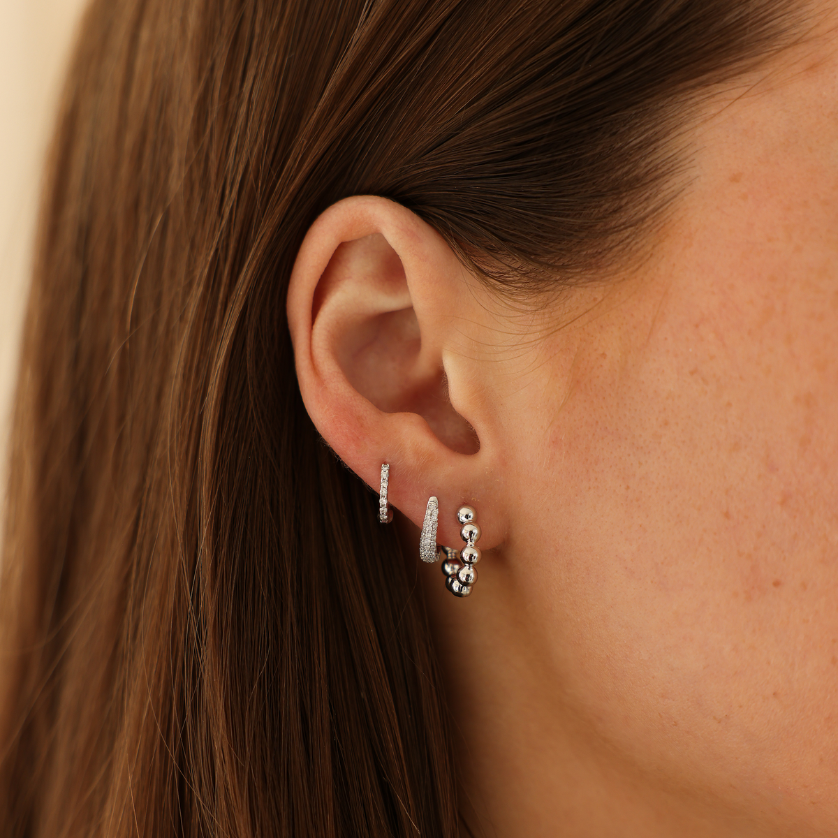 Poppy Rae Pebble Hoops