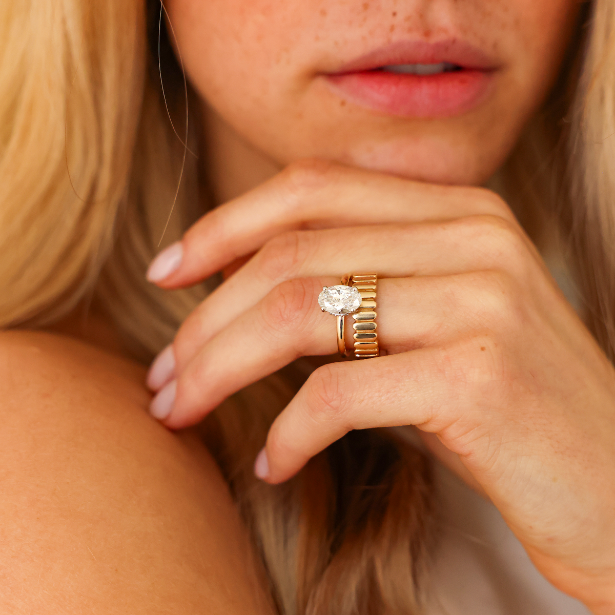 The Oval Solitaire - 2 Ct