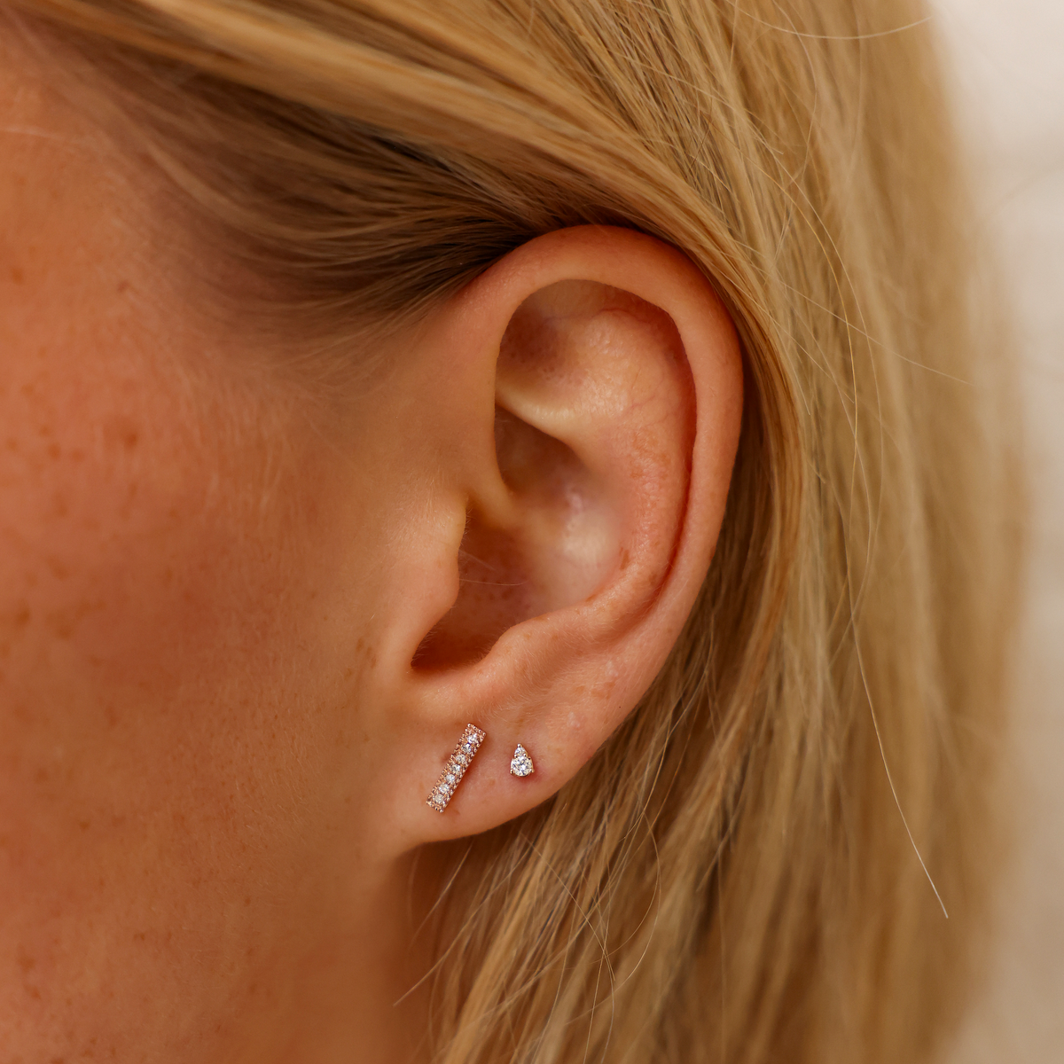 Sophia Ryan Single Petite Teardrop Stud