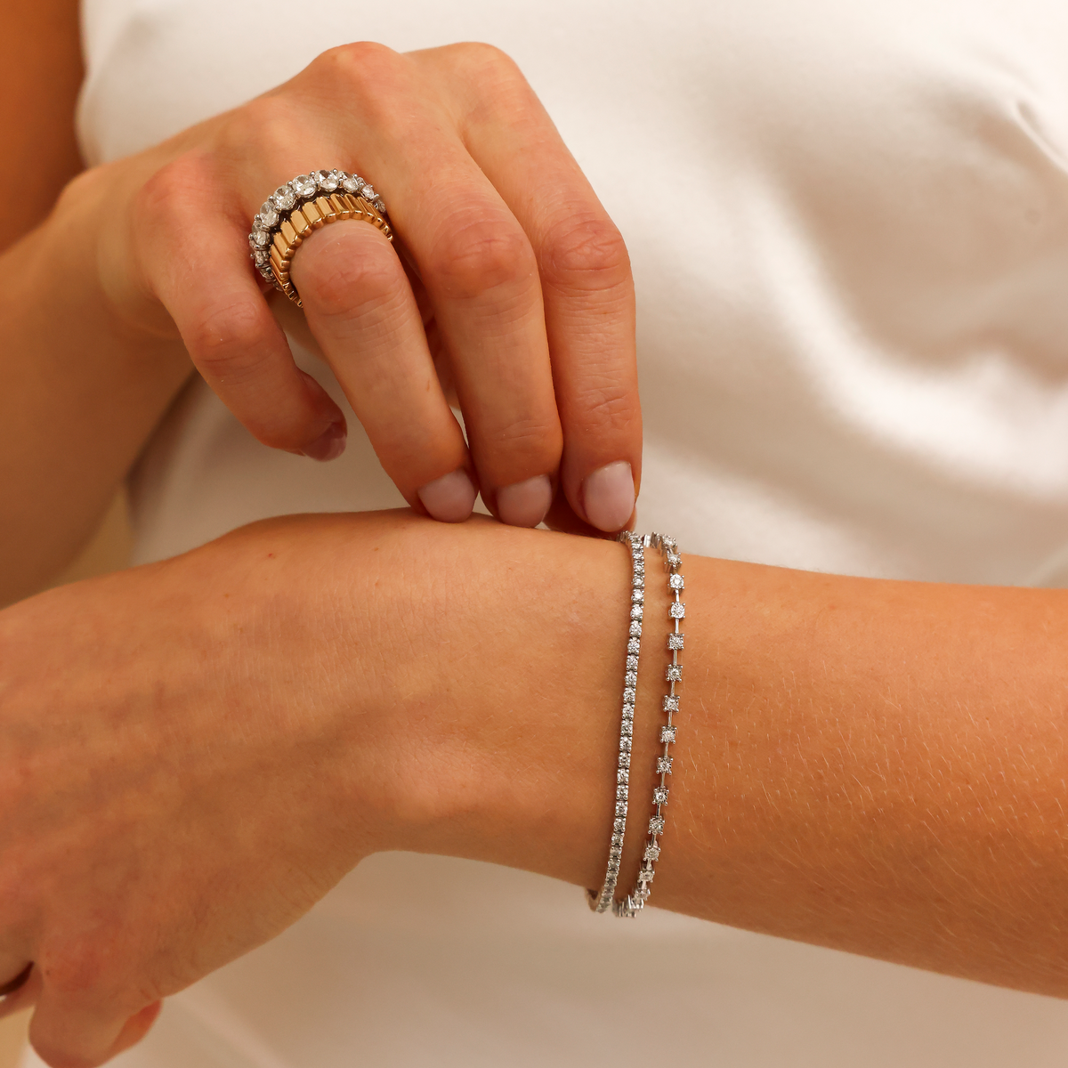 Ava Bea Interval Tennis Bracelet