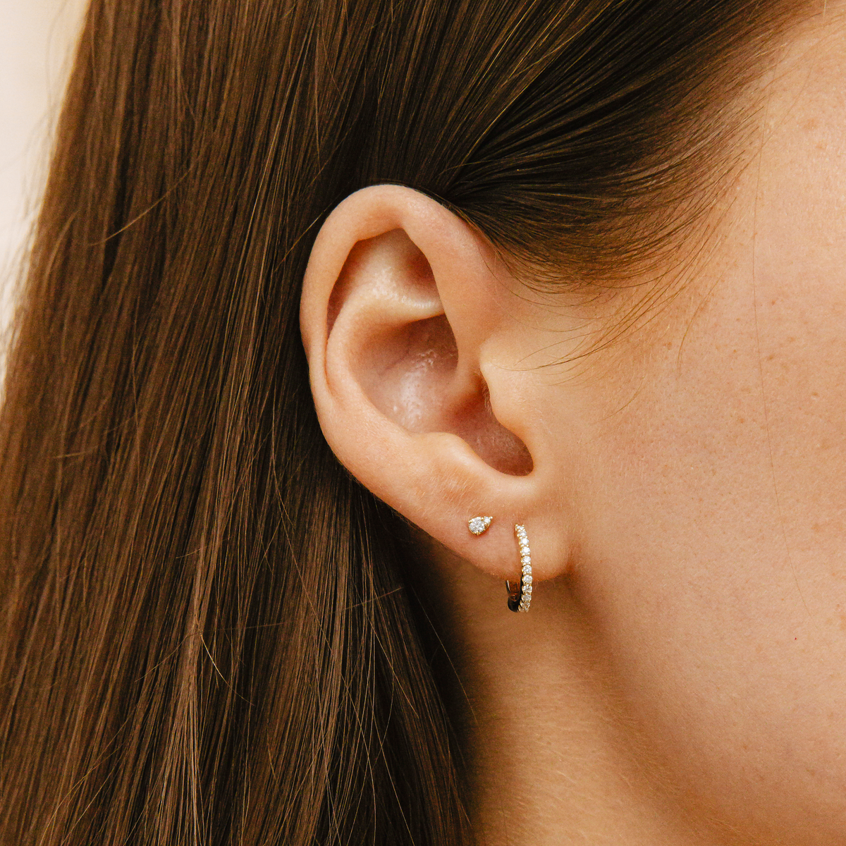 Sophia Ryan Single Petite Teardrop Stud