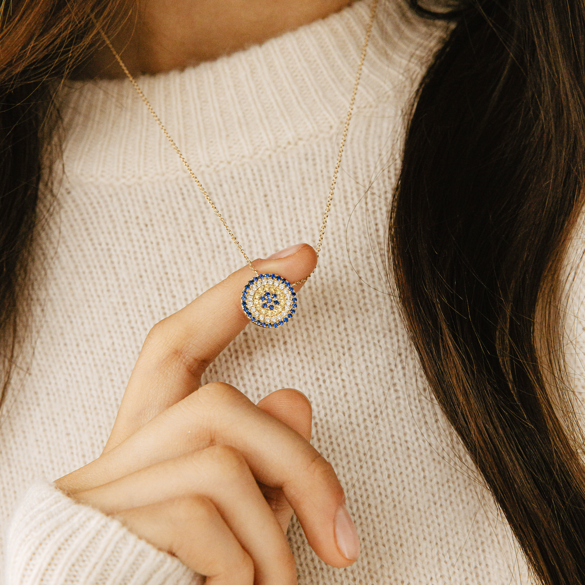 Carly Michelle Evil Eye Necklace