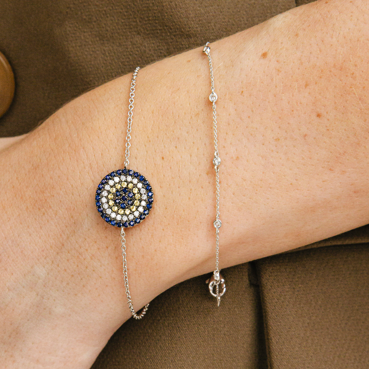 Lulu Jack Single Bezel Bracelet