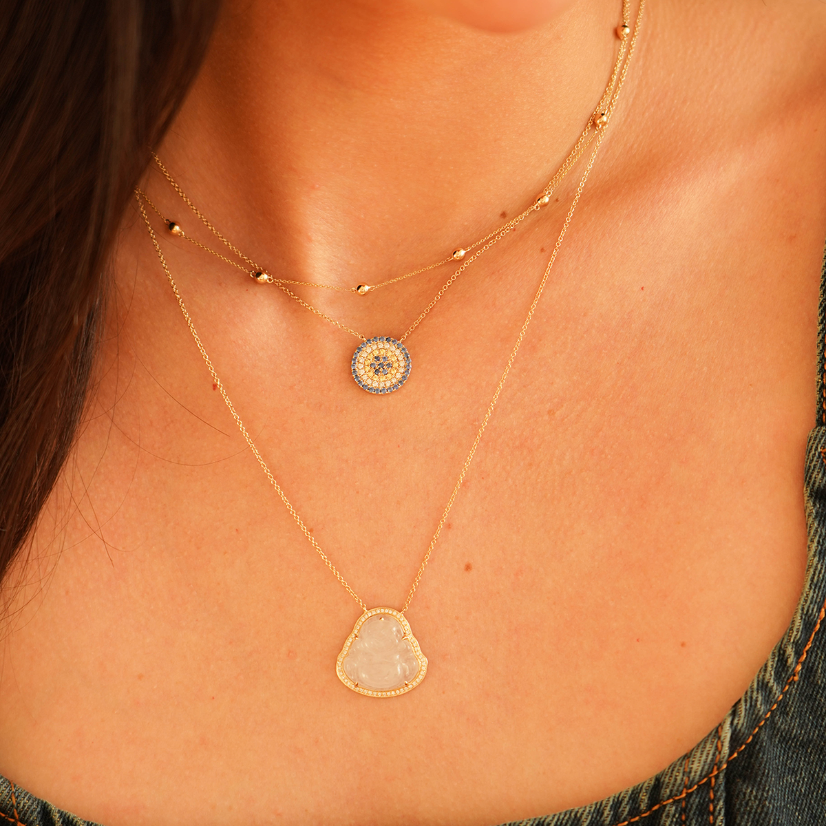 Carly Michelle Evil Eye Necklace