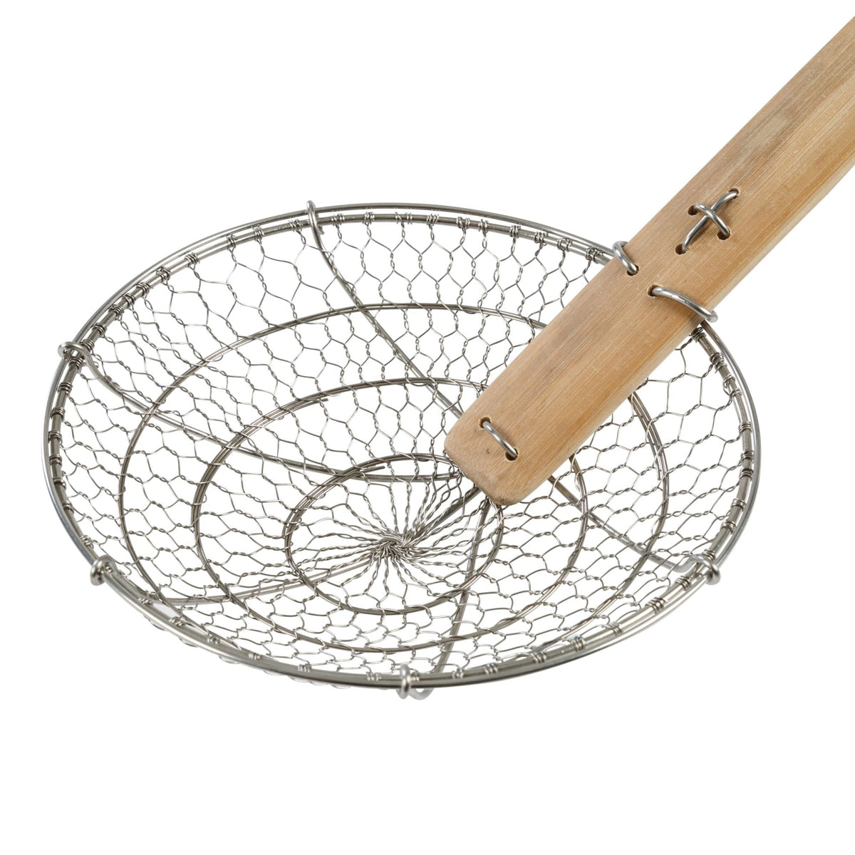 J30-0036 - Joyce Chen Stainless Steel Spider Strainer, 5"