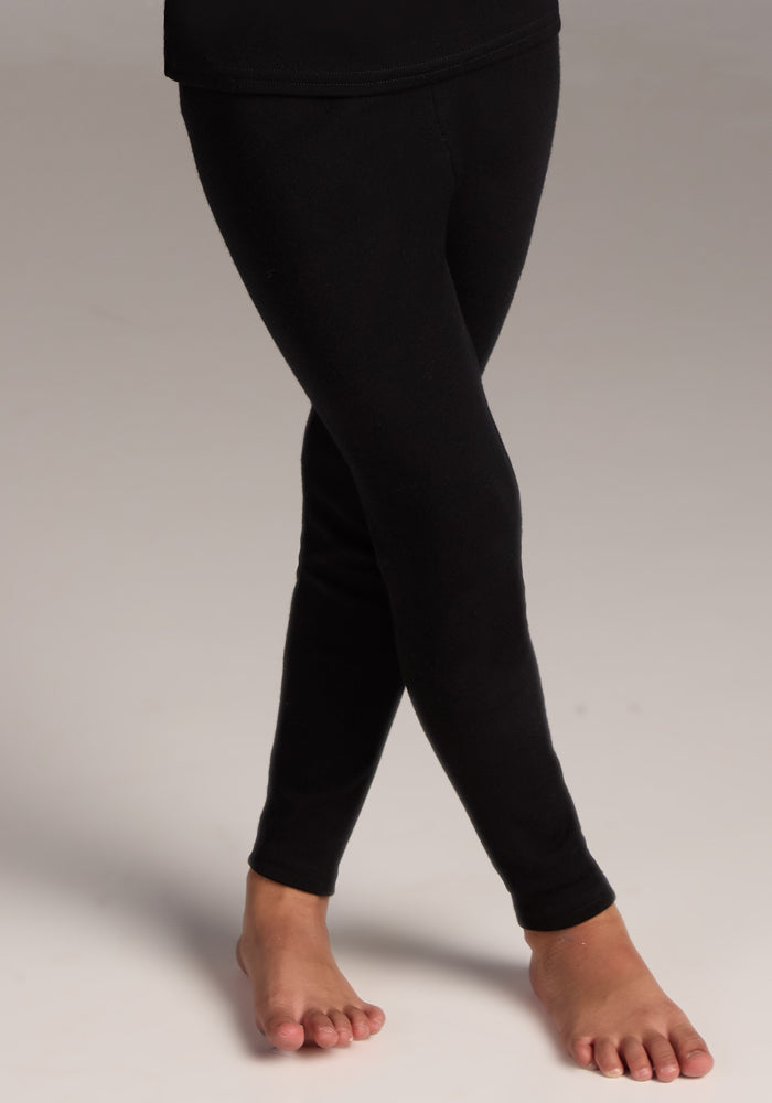 Kids Explorer Base Layer Bottoms - Black
