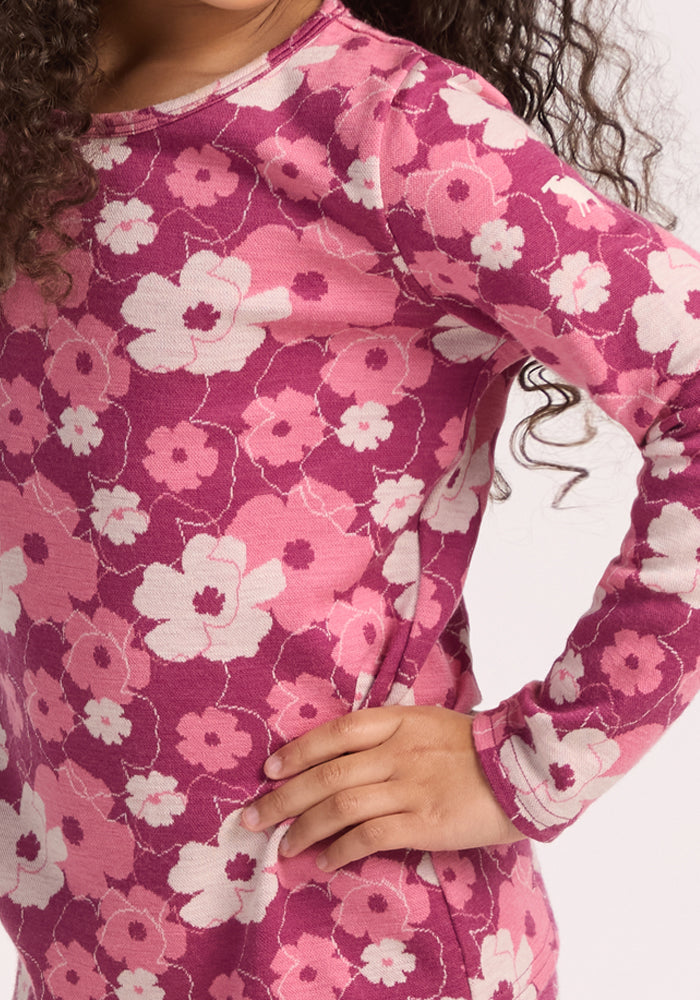 Kids Explorer Base Layer Top - Rosie Posie