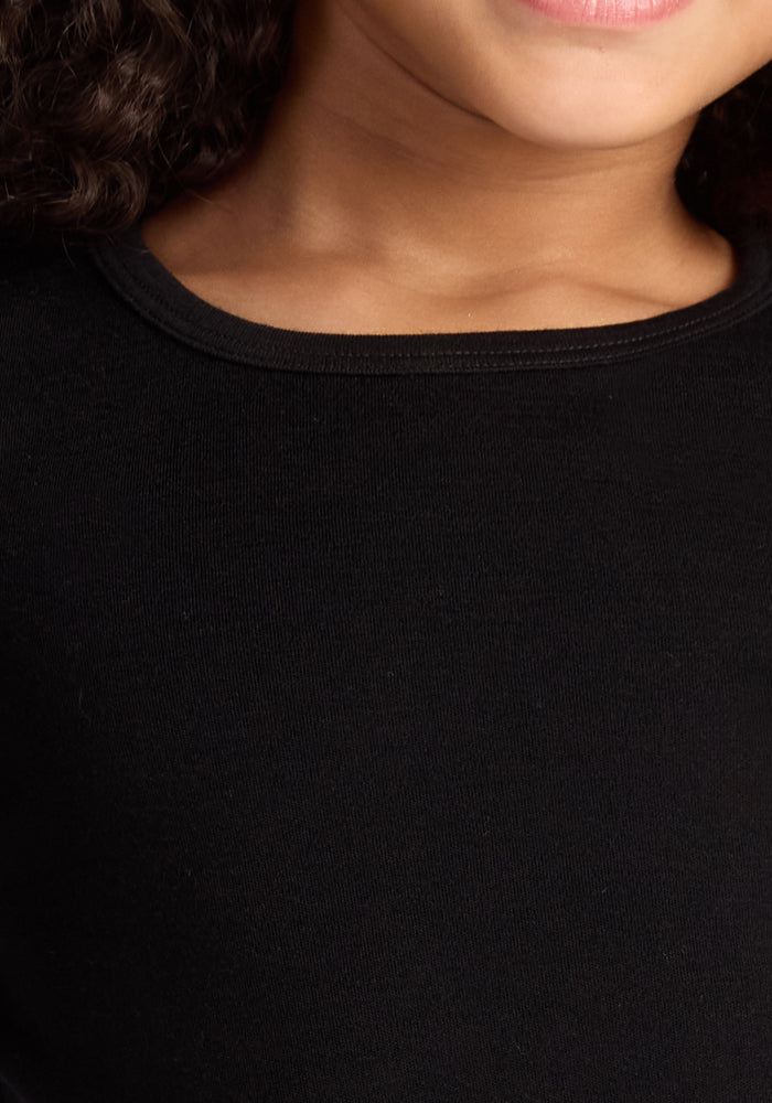 Kids Explorer Base Layer Top - Black