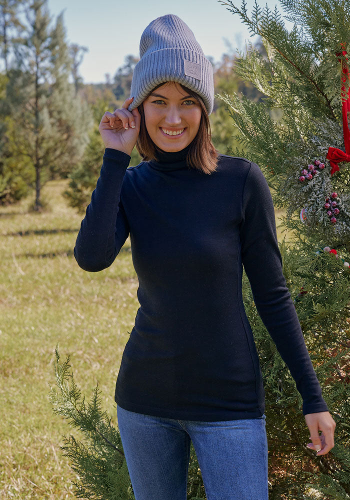 Peyton Turtleneck - Black