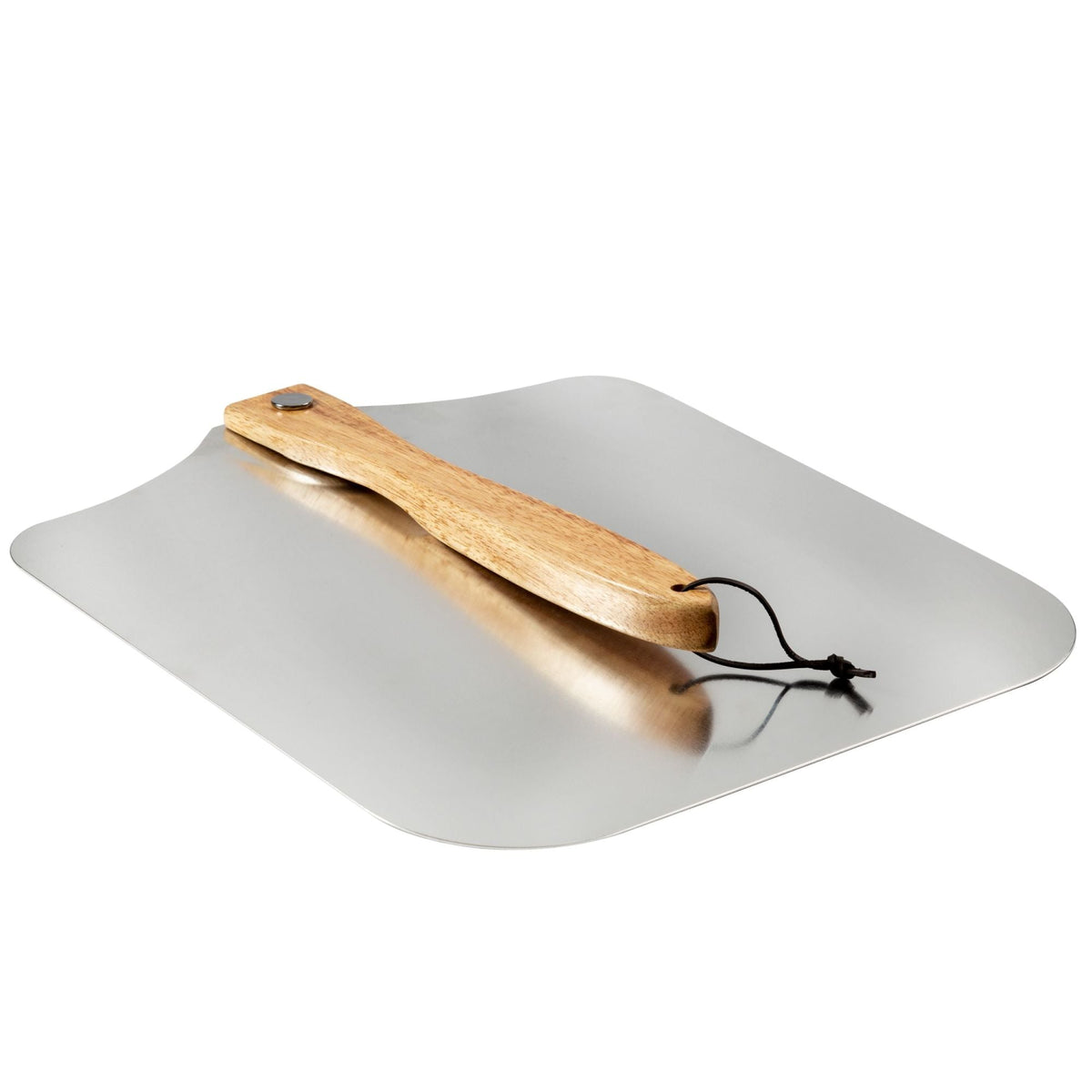 KCH-08436 - Old Stone Aluminum Pizza Peel with Folding Handle, 14" x 16"