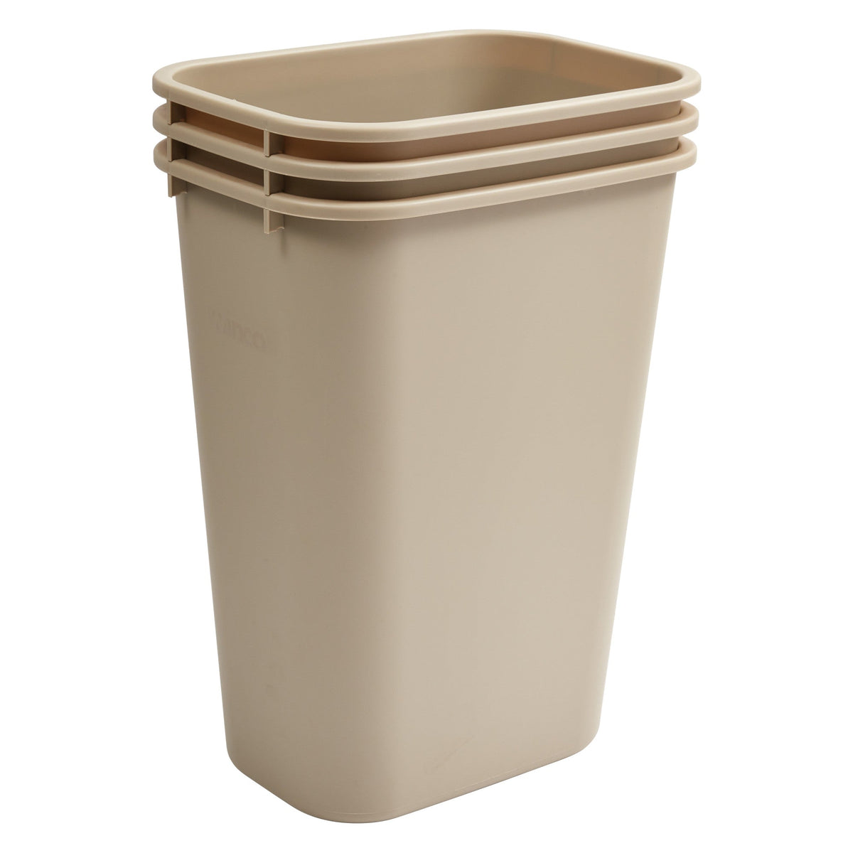 PWR-41BE - Waste Baskets - 41 Quart, Beige