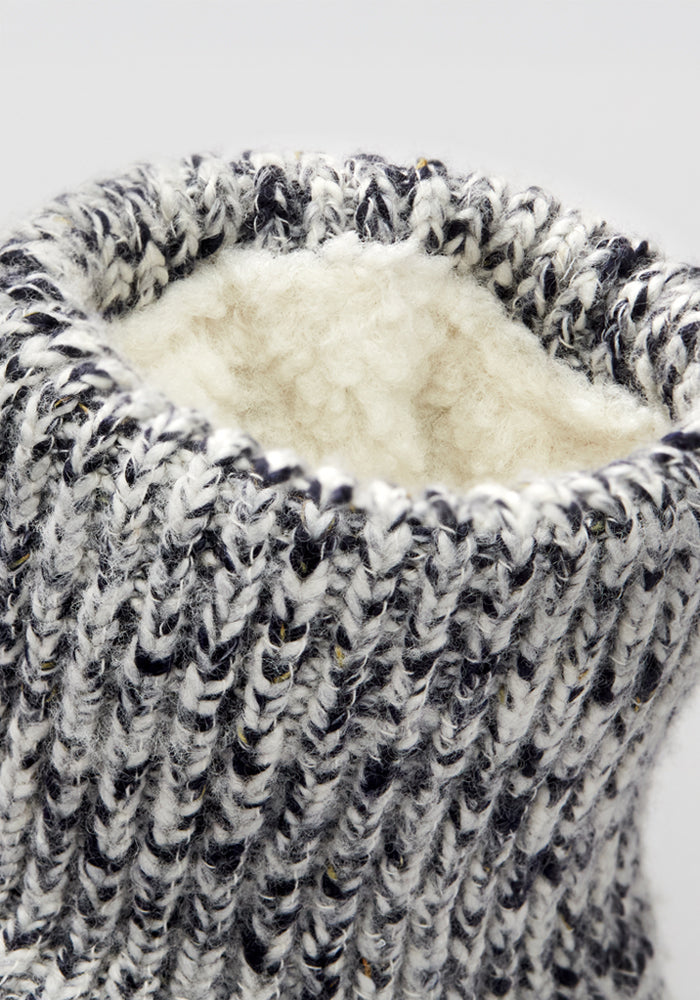 Men's Gripper Slipper Bootie - Speckled Stone