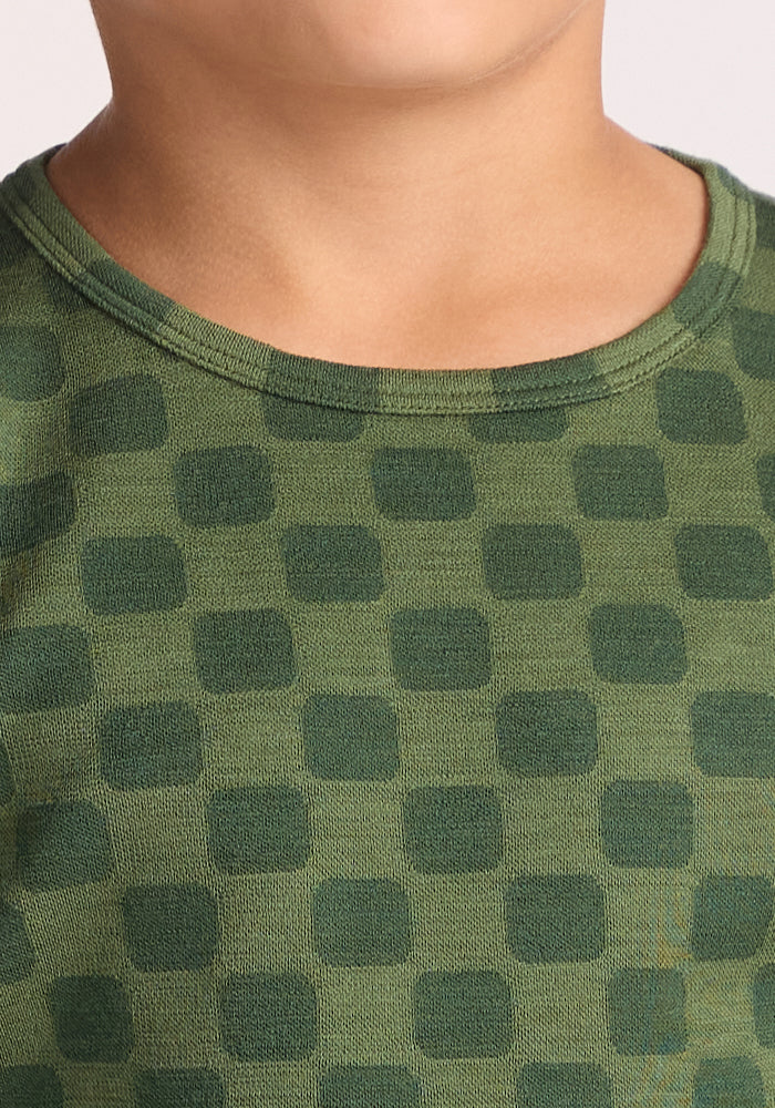 Kids Explorer Base Layer Top - Frog Hop