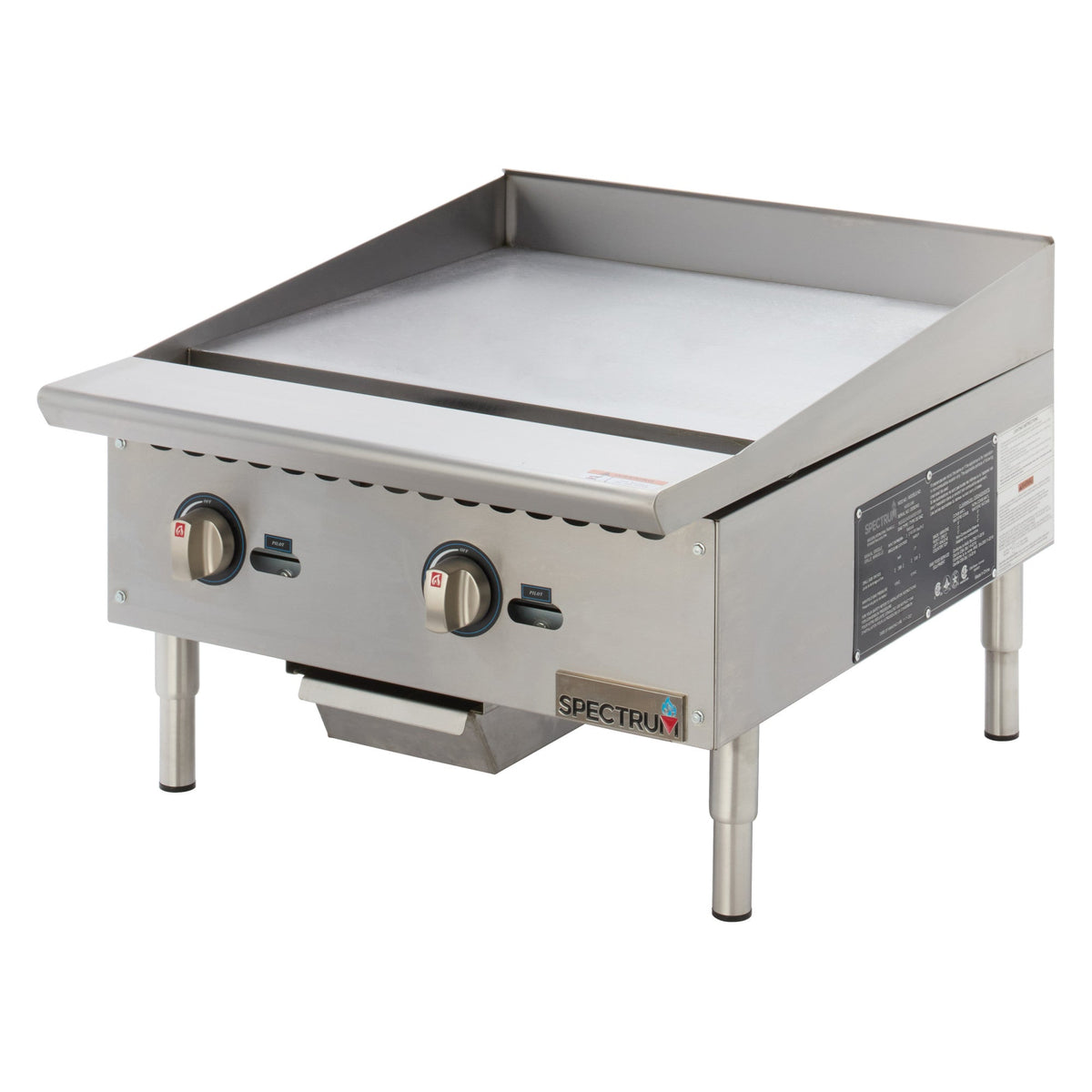 NGGD-24M - Spectrum Gas Griddle, 24" Wide, Natural / LP