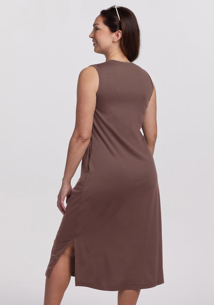 Cassie Dress - Peppercorn