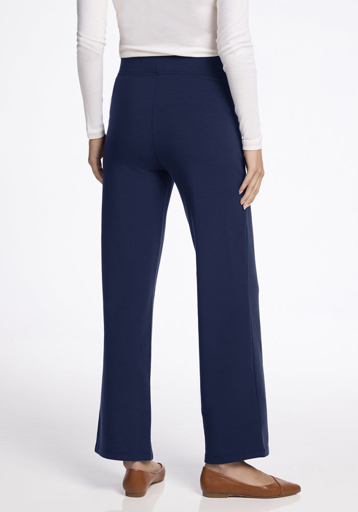 Ellie Wide Leg Pants - Ocean Cavern