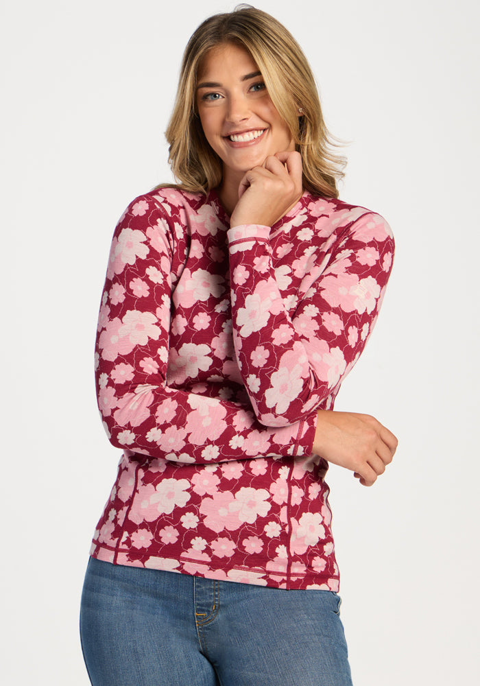 Maddie Baselayer Top - Floral Crush