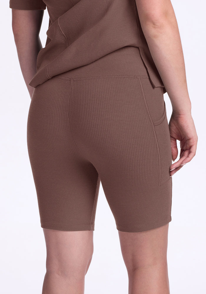 Miley Bike Shorts - Peppercorn