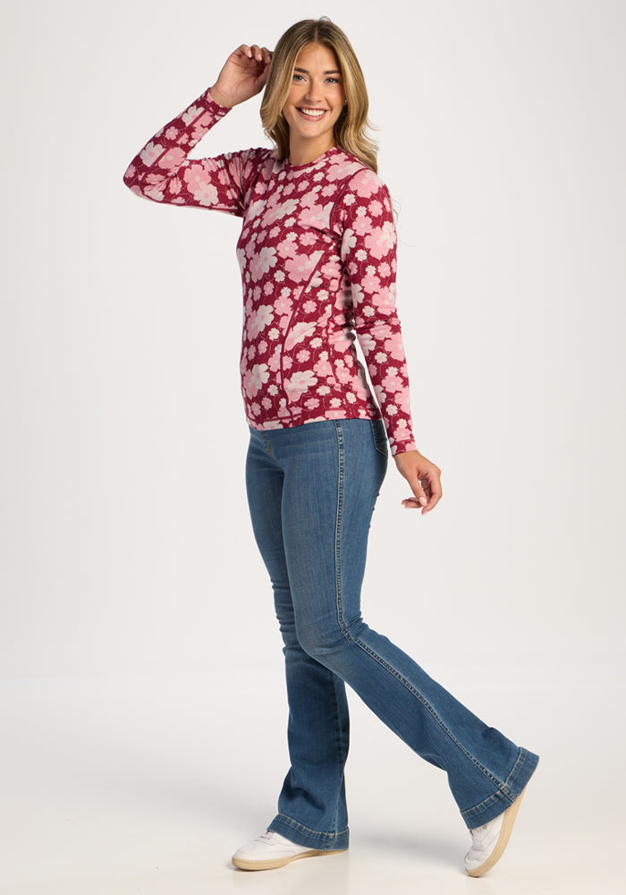 Maddie Baselayer Top - Floral Crush
