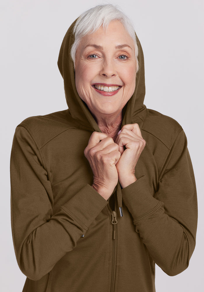 Ryann Hoodie - Olive Leaf