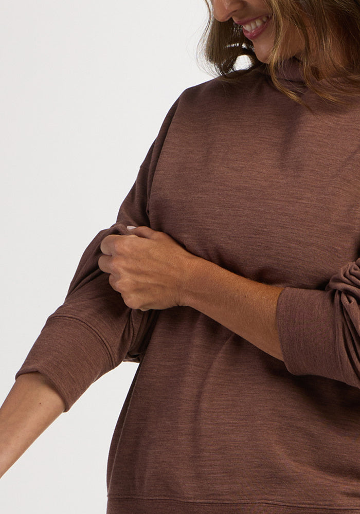 Genevieve Hoodie - Sable Heather