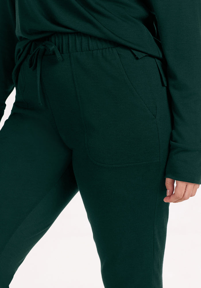 Mary Kate Lounge Pants - Deep Pine