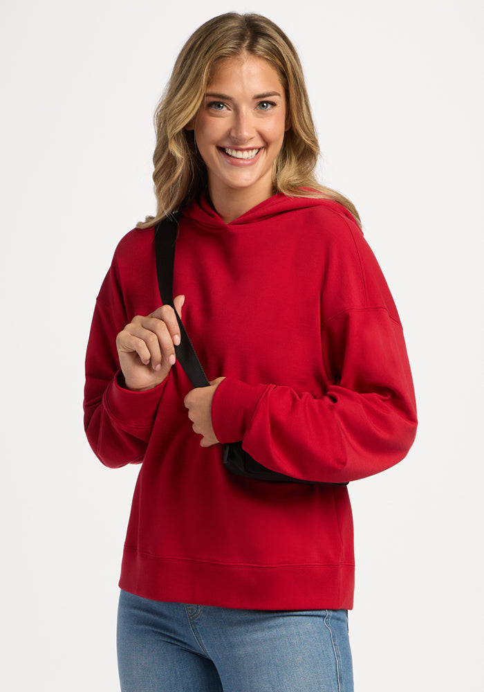 Genevieve Hoodie - Maraschino Cherry