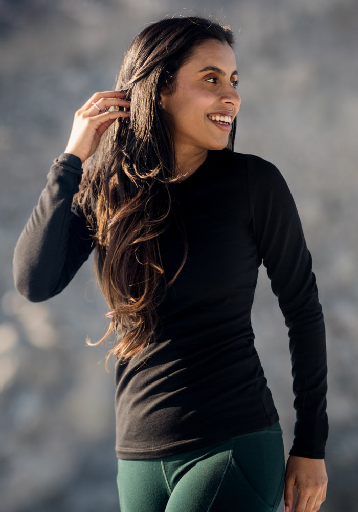 Sadie Baselayer Top - Black
