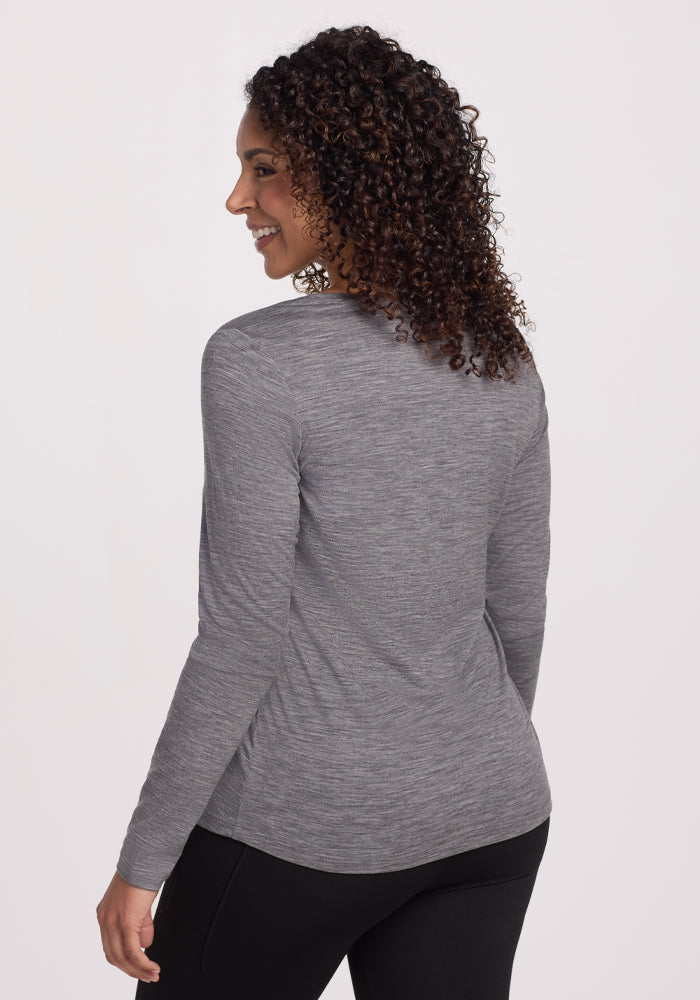 Millie Long Sleeve - Graphite Heather