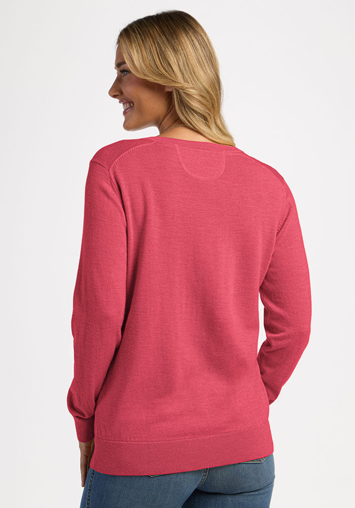 Francesca Sweater - Vivid Rose
