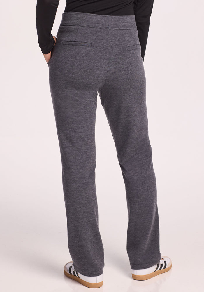 Emerson Straight Leg Pants - Cinder Melange