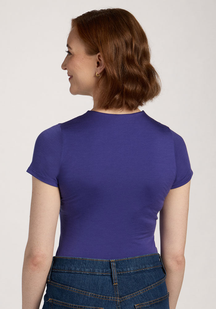 Gracie Bodysuit - Berry Indigo