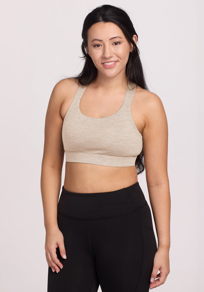 Livi Bra - Cream Heather