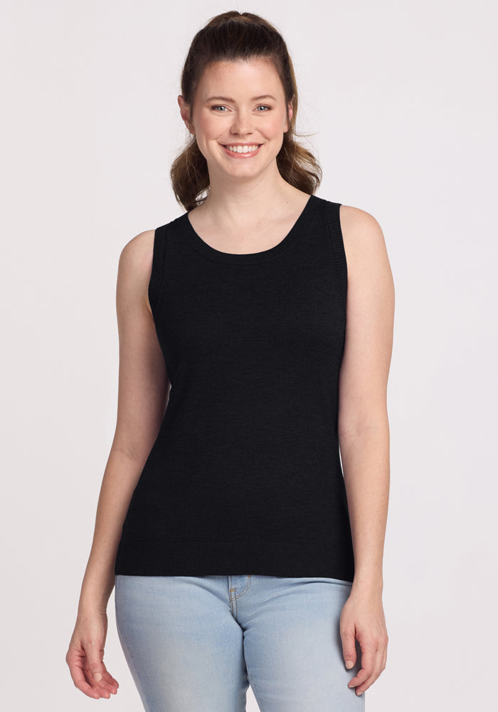 Chessy Tank Top - Black