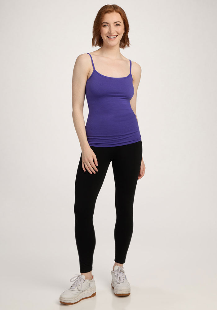 Teagen - Cami With Shelf Bra - Berry Indigo