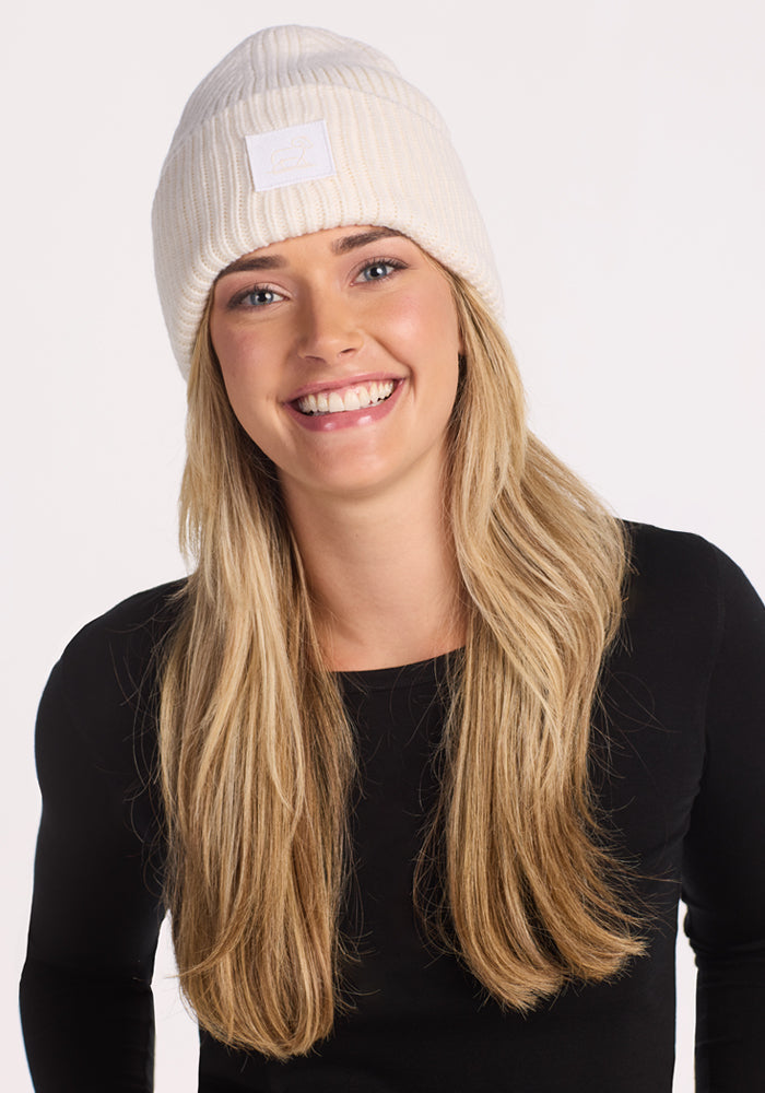 Ria Chunky Beanie - Buttercream