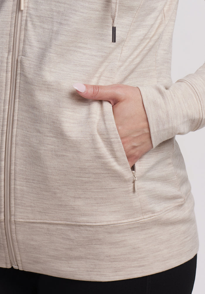 Ryann Hoodie - Cream Heather