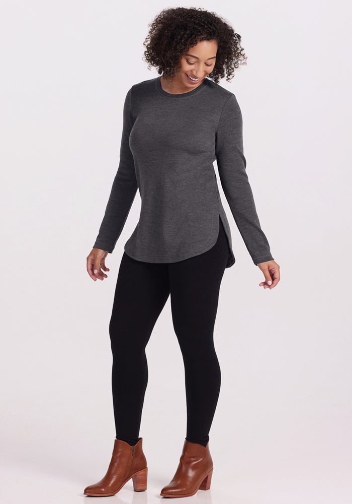 Blair Tunic - Cinder Melange