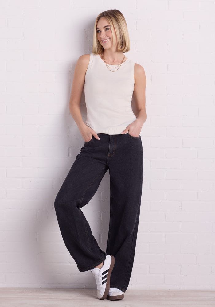 Chessy Tank Top - Dewdrop Pearl