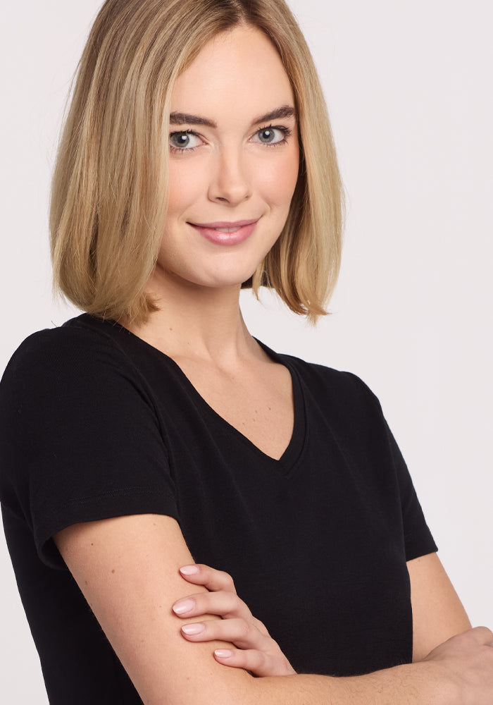 Junie V Neck - Black