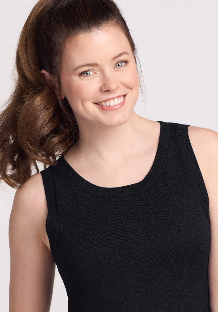 Chessy Tank Top - Black