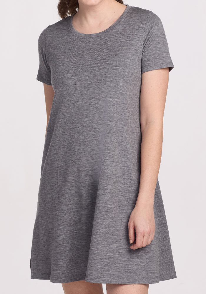 Georgie Dress - Graphite Heather