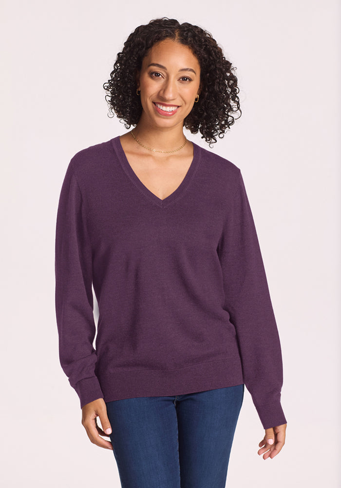 Francesca Sweater - Purple Iris