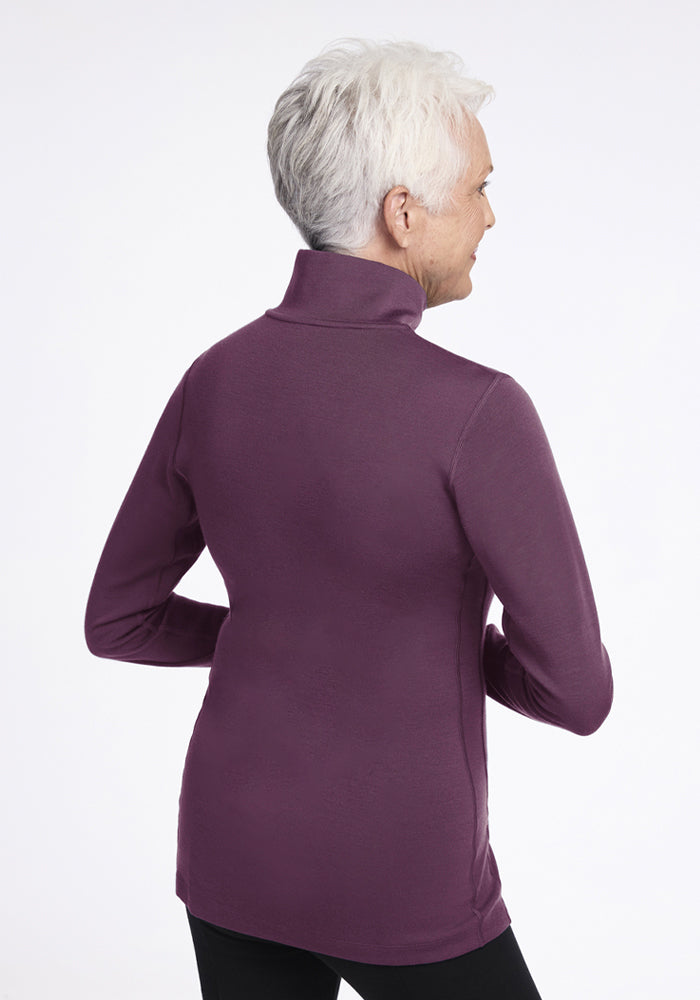 Brooke 1/4 Zip - Purple Iris